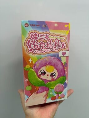 Baby Three Comb Your Hair Plush Blind Box 100% Authentic